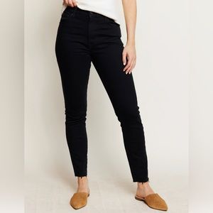 Able Womens Clarisa High Rise Black Skinny Jeans
